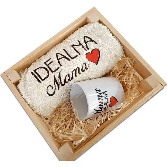 PREZENT dla na dzień mamy matki ręcznik kubek PR 285